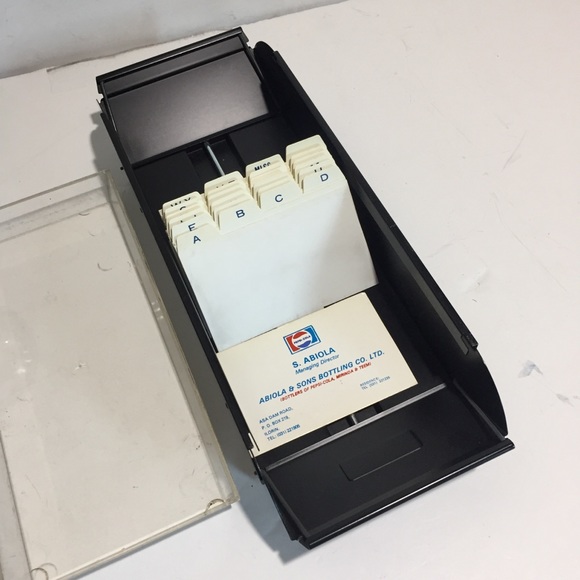 Vintage MCM metal file box Japan - Picture 3 of 11